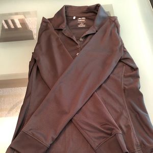 Adidas long sleeve golf shirt